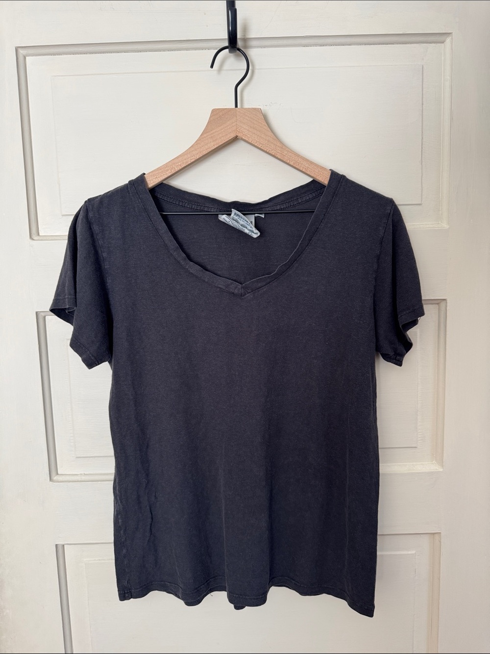 Jungmaven Classic Black V-Neck Tee